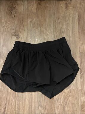 Lululemon Hotty Hot Black Athletic Shorts